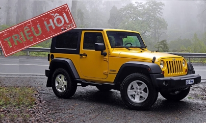 Chính thức triệu hồi Jeep Wrangler tại Việt Nam